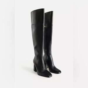 Zara Black Heeled Boots